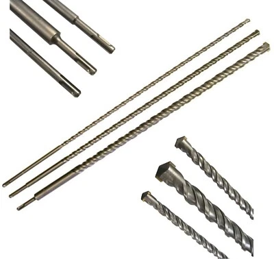 SDS Plus Bohrer Set lang 1500mm Steinbohrer Mauerbohrer Betonbohrer Ø 12 16 24mm - Bild 1 von 4