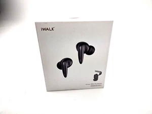 New iWalk Amour Air Duo2 Wireless Bluetooth Earphones Ver. 5.0 Black BTA005 - Picture 1 of 7