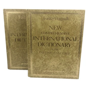 Funk & Wagnalls New Comprehensive International Dictionary Volume 1 & 2 Deluxe - Imagen 1 de 24