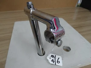 NOS VINTAGE DOUGLAS DROPPED STEEL TRACK STEM 1" STEERER 25.4 to 26mm 8cm Reach - Picture 1 of 6