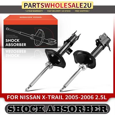 1x Nuevo Par (2) Amortiguador Trasero Izquierdo y Derecho Puntal para Nissan X-Trail 05 06 Foto 1 de 4