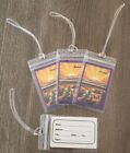 4 Amtrak Luggage Tags - Vintage/Retro playing cards