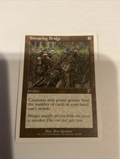 MTG Ensnaring Bridge Seventh 7th Edition 294/350 Regular Rare Actual Pics NM