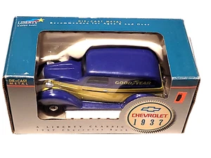 LIBERTY CLASSICS GOODYEAR 1937 CHEVROLET DELIVERY TRUCK DIECAST BANK - BNIB - Picture 1 of 3