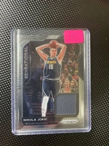 Nikola Jokic 2020 Panini Prizm Sensational Patch Game Used - Picture 1 of 2