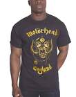 T-Shirt Motorhead England Gold Warpig