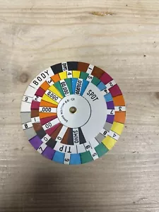 Resistor Codes Chart Wheel Bernard’s Vintage Ohms - KP466 - Picture 1 of 2