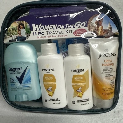 (pack Of 2) Womans On The Go Womans Travel Kit- TSA Compliant- NEW - Image 1 of 3