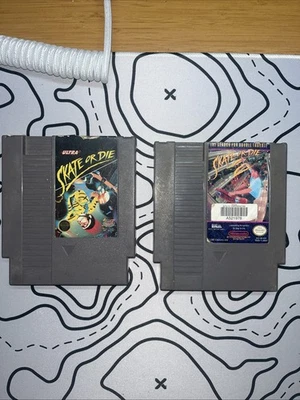 Cartucho Nintendo NES Skate Or Die 1 y 2 usado solo sin probar Foto 1 de 2