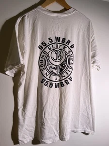 90’s 2000’s Y2K Vintage 95.5 WBRU Black Sound Music Radio Retro Tee T-Shirt - Bild 1 von 9