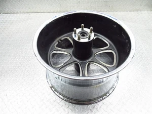 2006 06-07 Victory Jackpot Rear Back Wheel Rim 18x10.5 Straight True Video - Picture 1 of 14