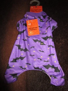Pet Central Halloween Fledermaus Hund Pyjama lila klein S - Bild 1 von 4