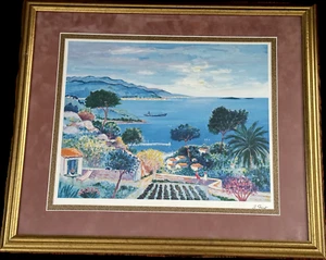 Jean Claude Picot Painting French Rivera“Two Femmes au Jardin a Theoule”C/3/1/15 - Picture 1 of 6