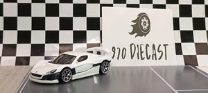 Rimac Nevera Hot Wheels 2023 Green Speed #70 Galactic White Y5 Wheels 1:64 lose - Bild 1 von 3
