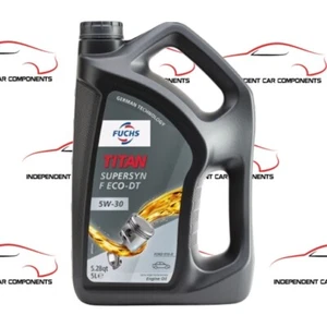 FUCHS TITAN Supersyn F Eco-DT 5w-30 Engine Oil 5 Litre ACEA A5/B5 - Picture 1 of 7