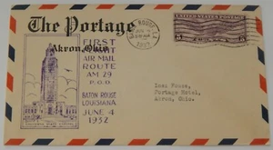 Baton Rouge Louisiana June 4 1932 first flight airmail - Picture 1 of 2