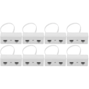 4 szt. Adapter linii telefonicznej Modem podróżny Rozdzielacz Adapter kablowy - Zdjęcie 1 z 12