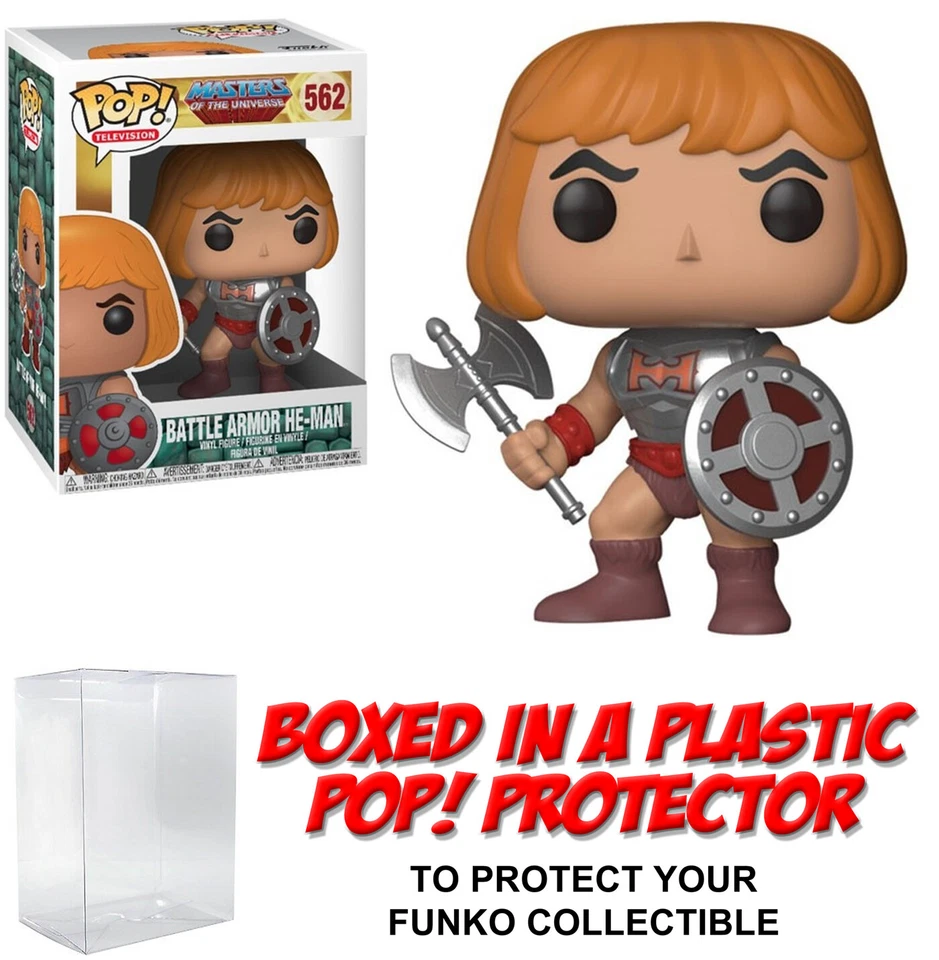 Funko POP! Televisión ~ FIGURA DE VINILO BATTLE ARMOR HE-MAN (#562) con estuche ~ MOTU Foto 1 de 1