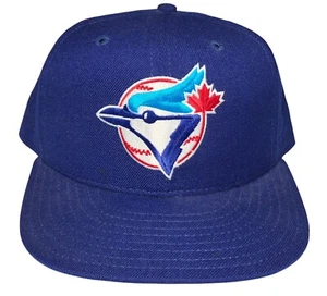 Vintage Toronto Blue Jays Cap Hat Fitted 7 1/4 MLB Blue 90s New Era Pro Diamond - Picture 1 of 9