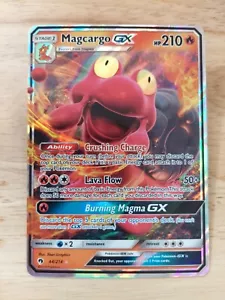 Magcargo GX 44/214 Lost Thunder NM Ultra Rare Pokemon Card - Picture 1 of 2