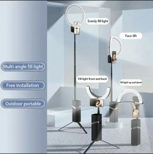 Foldable tripod mount Samsung Iphone universal professional for Youtube Tiktok - Picture 1 of 12