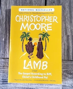 2004 Christopher Moore LAMB The Gospel According to Biff PARACHRISTIAN HUMOR  - Picture 1 of 4