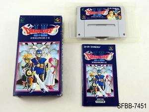 Dragon Quest 1+2 Super Famicom Importación Japonesa Completo SFC I y II Vendedor de EE. UU. B - Imagen 1 de 9