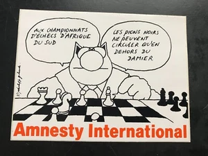 Autocollant Le chat Amnesty International Geluck - Bild 1 von 2