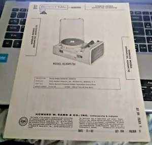 MODELOS DE REPRODUCTOR DE DISCOS PORTÁTIL NORELCO: AG4049/00, AG4049/10 (SAMS PHOTOFACT 594-11 - Imagen 1 de 1