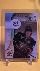 2024-25 UD SP Game Used Hockey Gold Authentic Rookies Olen Zellweger /149 - Picture 1 of 2