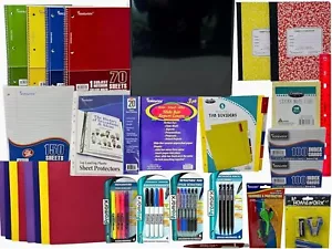 College Ruled Back to School Supply Bundle for Middle, High School and College: - Picture 1 of 13