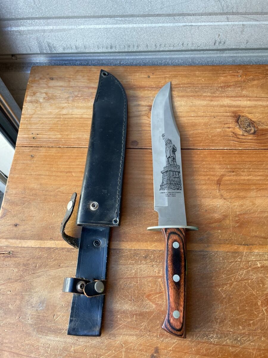 Parker Fixed Blade Knife In Collectible Vintage Factory Parker Fixed Blade Knife In Collectible Vintage Factory