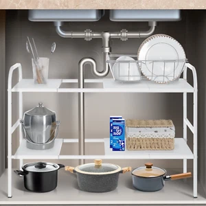 Under Sink Organizer under Sink Organizers and Storage 34 X 9.6 X 19 Inches Expa - Picture 1 of 11