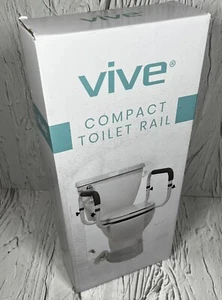 Vive Adjustable Padded Hand Toilet Safety Rail, Compact and Lightweight - Picture 1 of 3