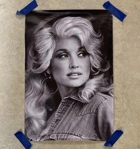 Dolly Parton Classic Country Music Black White Wall Art Canvas Poster ✅ 12x18 in - Picture 1 of 5