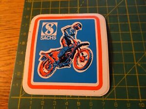 adesivo vintage sticker kleber  MOTO MOTOCROSS SACHS