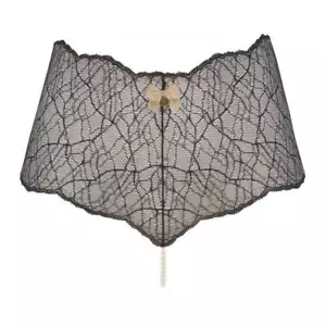 Bracli Sydney Perlen Panty schwarz Perlenslip String Highwaist Reizwäsche Sexy - Bild 1 von 25