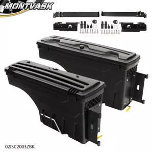 Fit For 2007-2020 Toyota Tundra Rear Left & Right Truck Bed Storage Box Toolbox - Picture 1 of 11