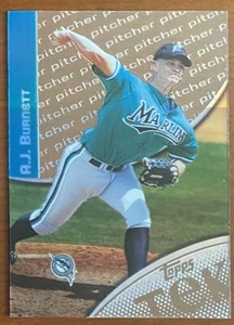 2000 Topps Tek AJ BURNETT #6-10 Marlins - Picture 1 of 2