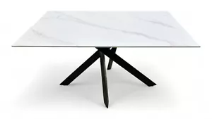 ‘Antonio’ Marble Effect Ceramic Dining Table BRAND NEW - Picture 1 of 5