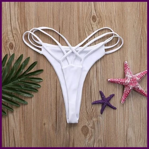 2025 Neu Bademode Damen Schwimmen Sexy Bikini Tanga Bademode Badehose V Badeanzug - Bild 1 von 26
