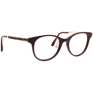 Jimmy Choo Brille JC209/F LHF Dark Opal Burgundy/Rosegold Italy 49[]19 145 - Bild 1 von 6