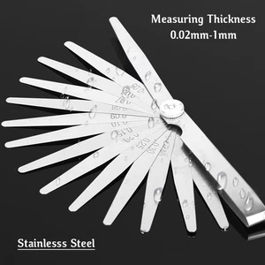 Medidor de llenado de cuchillas 10-32 bujía hueco métrico imperial herramientas de medición - Imagen 1 de 20