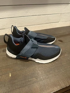 Nike Metcon Sport Training Shoes Mens 11 Black Thunderstorm Blue AQ7489 008 - Picture 1 of 10