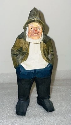 Figura náutica rara Gunnerson tallada a mano marinero pescador - Suecia Foto 1 de 4