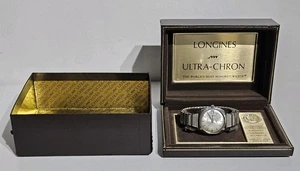 Vintage Longines Ultra Chron Edelstahl Automatik Datum Uhr mit Box - Bild 1 von 24