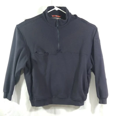 Sudadera de Trabajo 5.11 Tactical Series Para Hombre Negra Manga Larga, 2XL, 1/4 Cremallera Foto 1 de 4