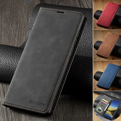 Flip Leather Wallet Phone Case Compatible with Samsung S25 S24 S23 A56 A36 A35 - Image 1 of 4