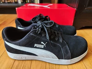 Größe 8 Puma Safety Iconic Suede Low ASTM EH SR schwarz Composite Toe Arbeitsschuhe - Bild 1 von 8