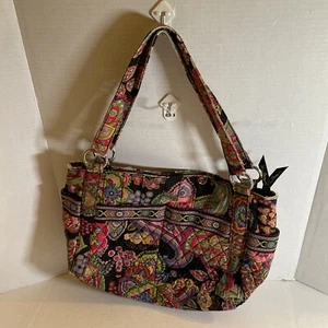 Vera Bradley Large Duffle Bag. Beautiful paisley print. Excellent condition. - Picture 1 of 12